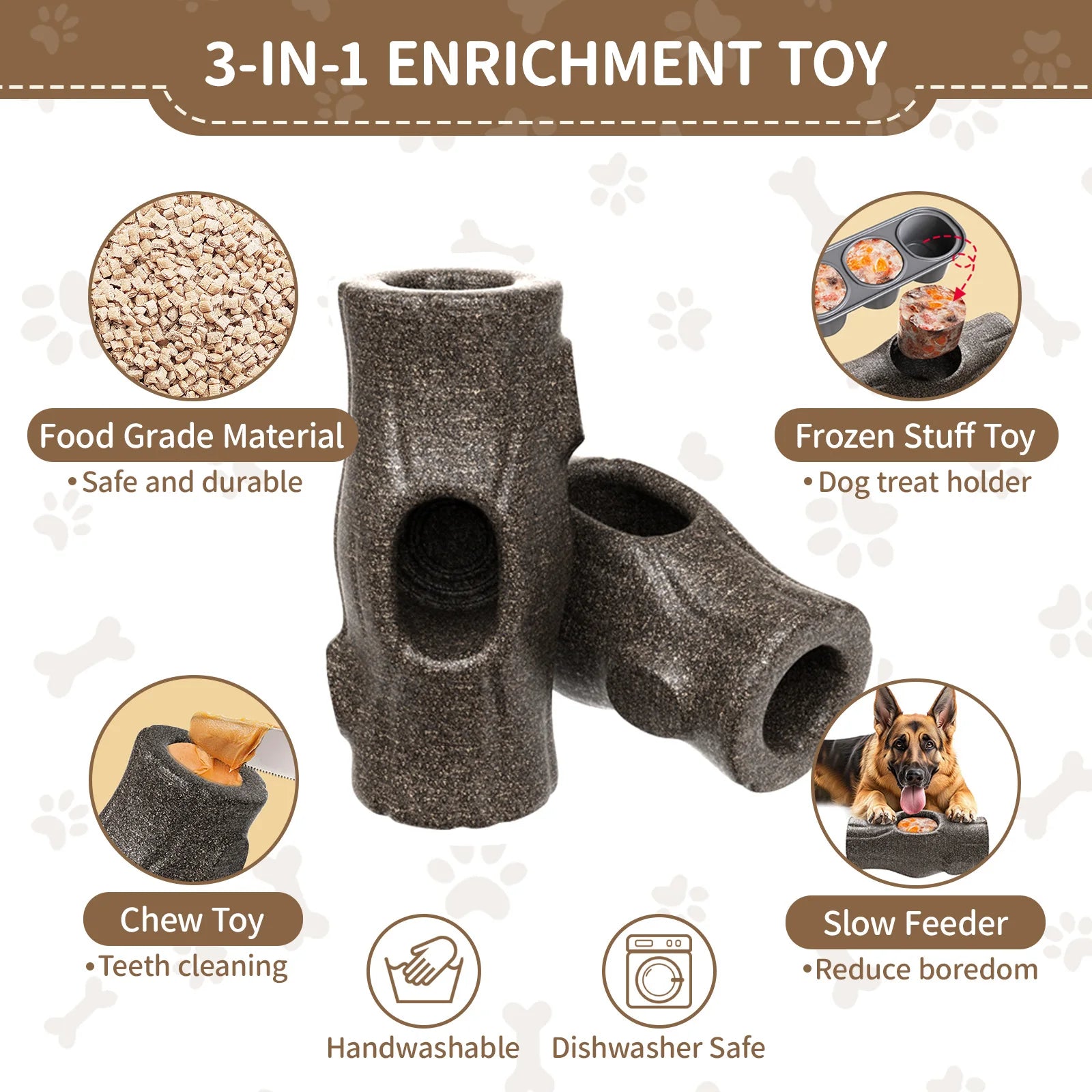 Indestructible Dog Toy for Aggressive Chewers