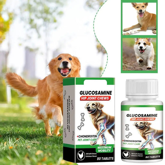 Nutritional Supplement Chondroitin | Hip & Joint | Chicken Flavor (80 Chews)